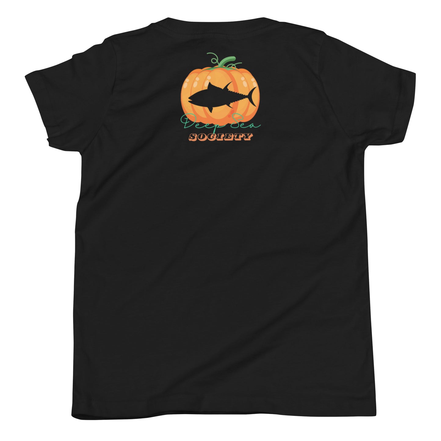 Deep Sea Society Fish-O-Ween / Jack-O-Lantern Youth Short Sleeve T-Shirt