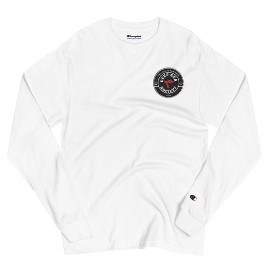 Deep Sea Society Embroidered Champion Long Sleeve Shirt